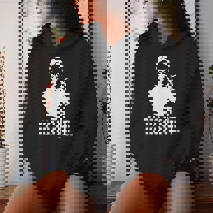 Techno Costume De Religieuse – Drôle De Religieuse Sweat à capuche femme Cadeaux pour elle