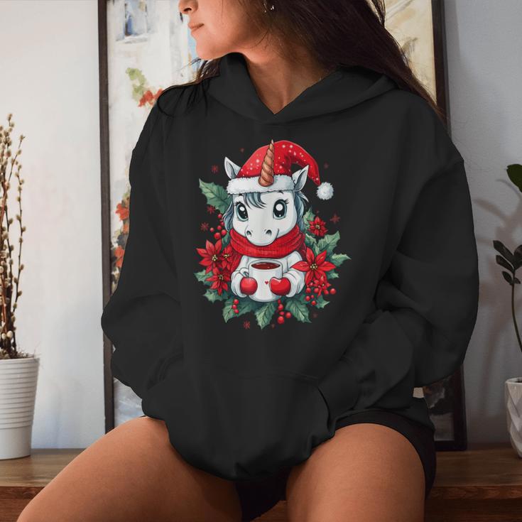 Unicorn Christmas Children Christmas Unicorn Kapuzenpullover für Damen Geschenke für Sie