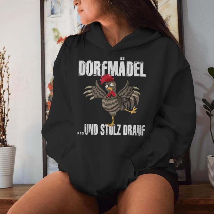 Village Girl And Pride Drauf Dorfkinder Chickenillage Kapuzenpullover für Damen Geschenke für Sie