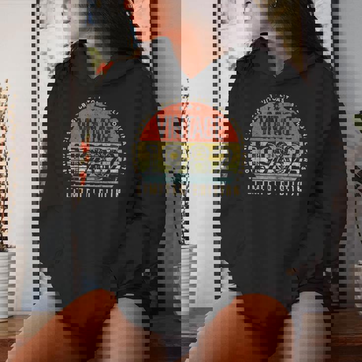 Vintage 1982 Edición Limitada Retro Hecho En 1982 Hombres Es Sudadera con capucha para mujer Regalos para ella