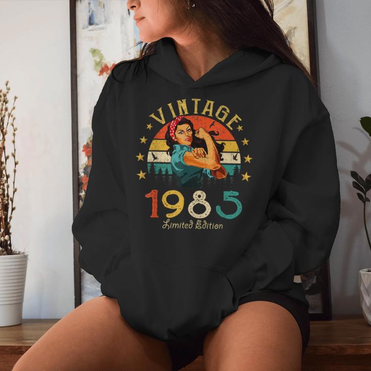 Vintage 1985 40Th Birthday Woman Retro 40 Years Kapuzenpullover für Damen Geschenke für Sie