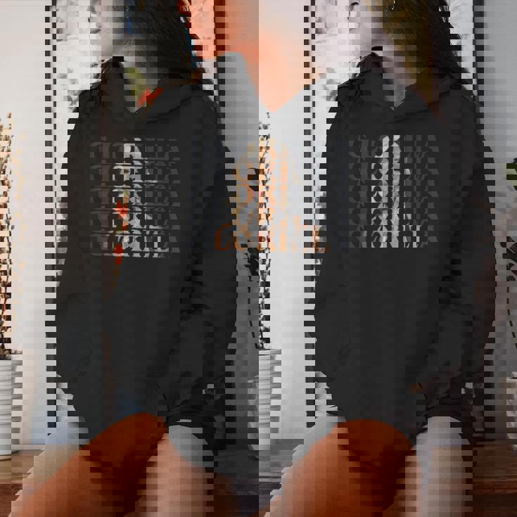 Vintage Glorilla First Name Glorilla Personalized Groovy 80S Women Hoodie Gifts for Her