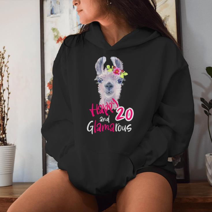 Women's 20Th Birthday 20S Birthday Decoration Lama Kapuzenpullover für Damen Geschenke für Sie