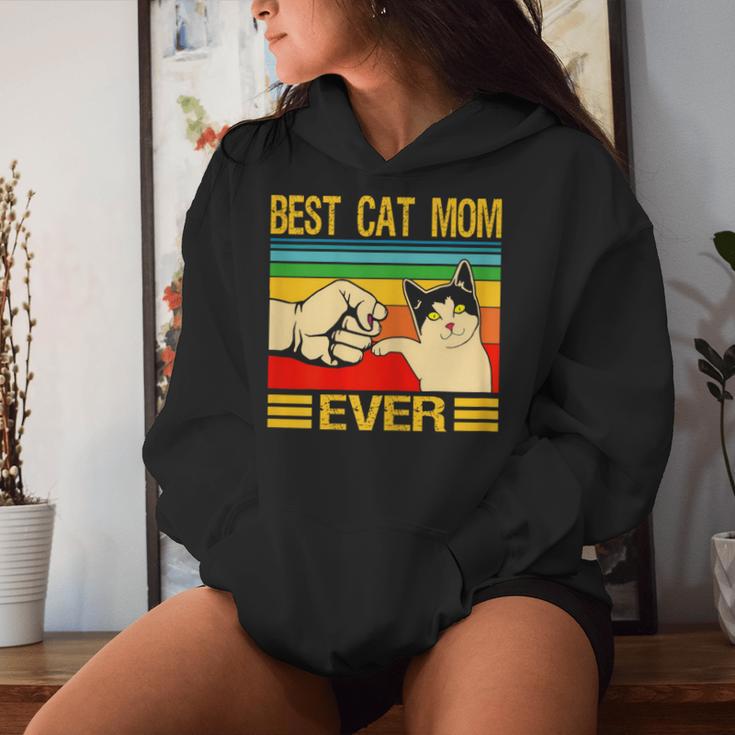 Women's Best Cat Mom Ever For The Woman Who Loves Your Cat Kapuzenpullover für Damen Geschenke für Sie