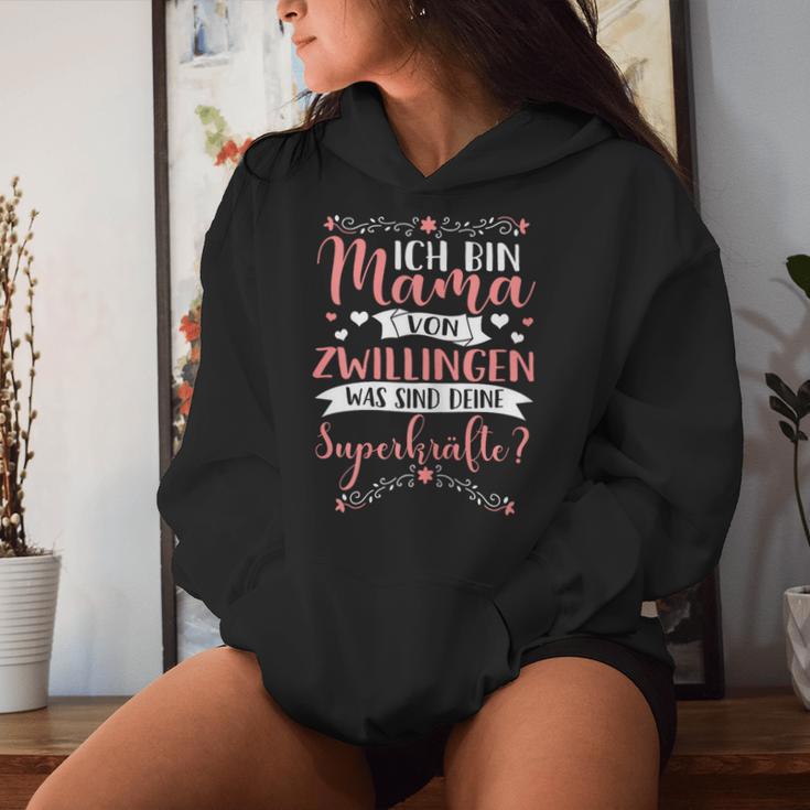 Women's Mamaon Zwillingen Sweet Saying For Mother's Day Kapuzenpullover für Damen Geschenke für Sie