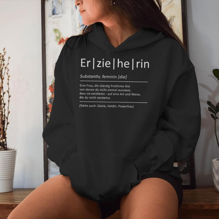 Women's Meaning Educator Saying Day Mother Kapuzenpullover für Damen Geschenke für Sie