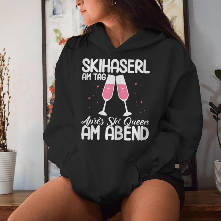 Women's Ski Faserl On The Day Après Ski Queen Apres Ski Kapuzenpullover für Damen Geschenke für Sie