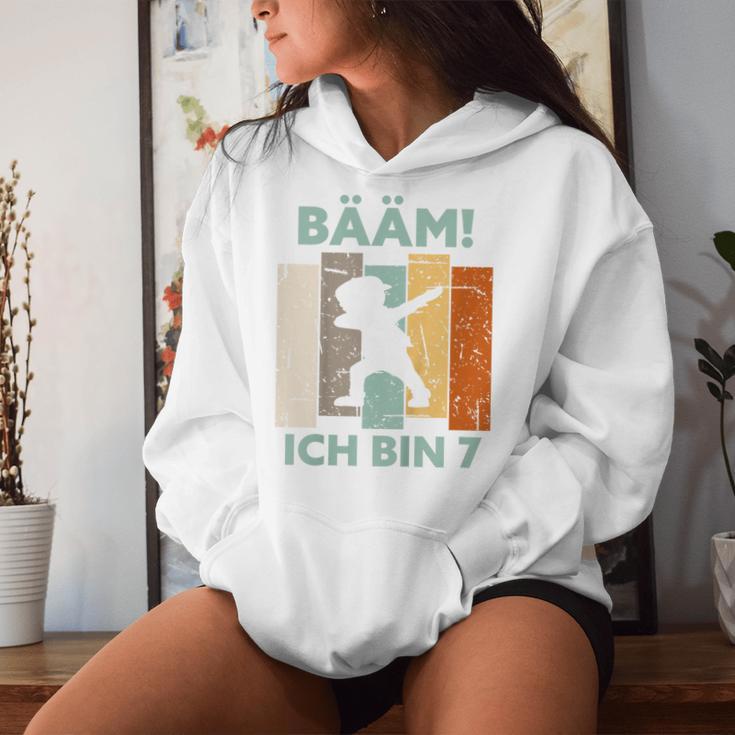 7Th Birthday Girl Kinder Bääm Ich Bin 7 Sieben Jahre Junge 7Th Kapuzenpullover für Damen Geschenke für Sie