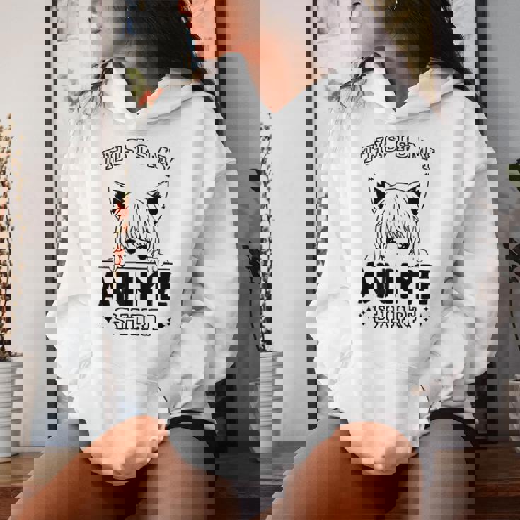 This Is My Anime Camisa Linda Kawaii Anime Merch Anime Girl Sudadera con capucha para mujer Regalos para ella