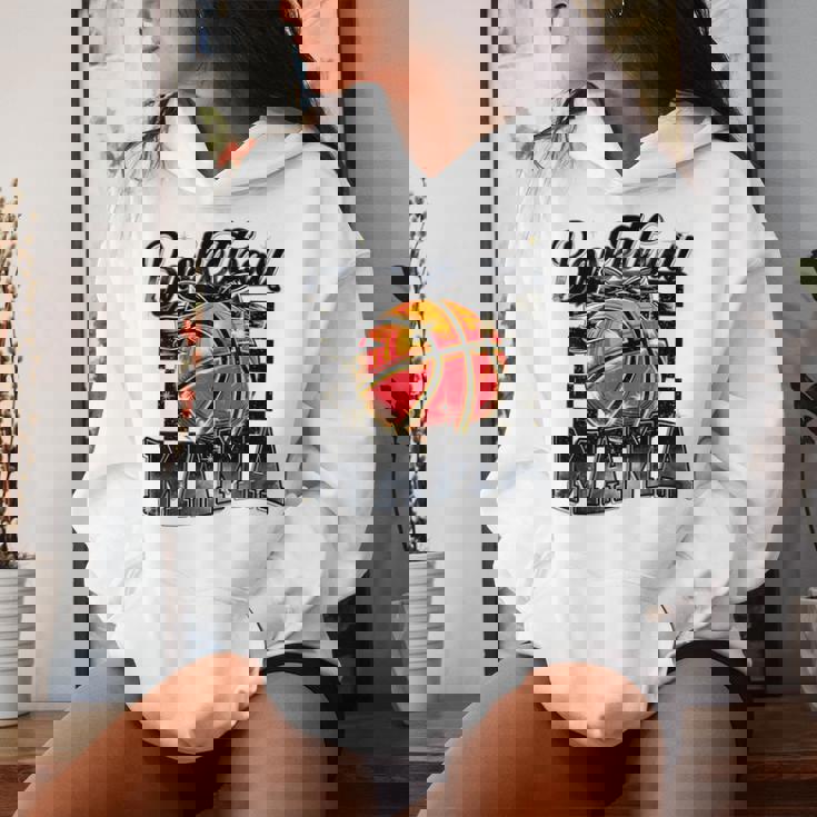 Basketball Mama Coquette Bow Game Day Sports Lover Mom Women Hoodie Gifts for Her