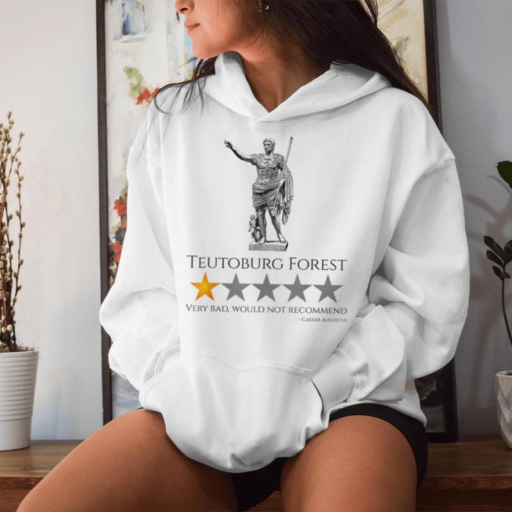 César Augustus Teutoburg Historia Romana Antigua Spqr Sudadera con capucha para mujer Regalos para ella