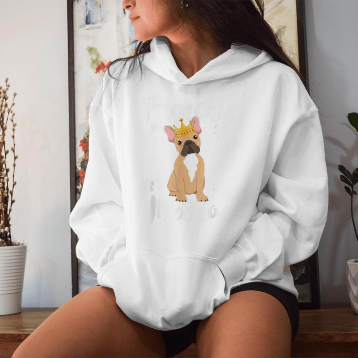 French Bulldog Frenchie Mama Mother Mom Dog Lover Kapuzenpullover für Damen Geschenke für Sie