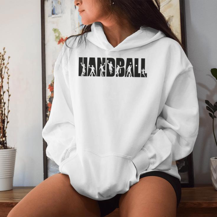 Handball Player s For And Handball Fans Gray Kapuzenpullover für Damen Geschenke für Sie