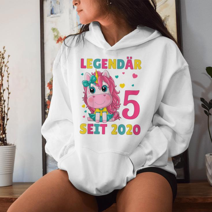 Kinder 5 Geburtstag Einhorn Mädchen 5 Jahre Alt Geburtstag Kapuzenpullover für Damen Geschenke für Sie