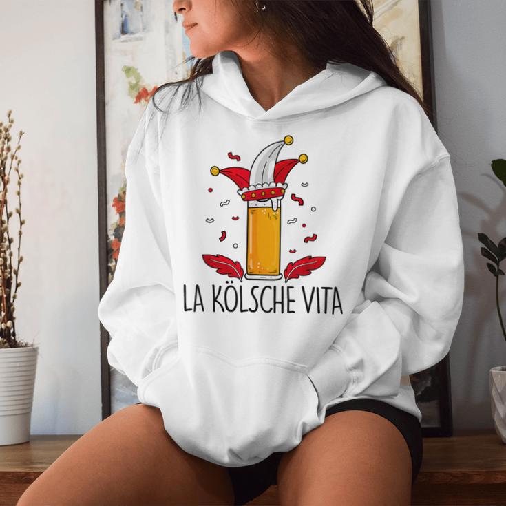 La Kölscheita X Fastelovend Carnival Cologne Beer Costume Kapuzenpullover für Damen Geschenke für Sie