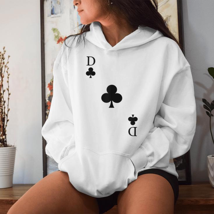 Playing Card Cross Lady Queen Carnival Costume Kapuzenpullover für Damen Geschenke für Sie