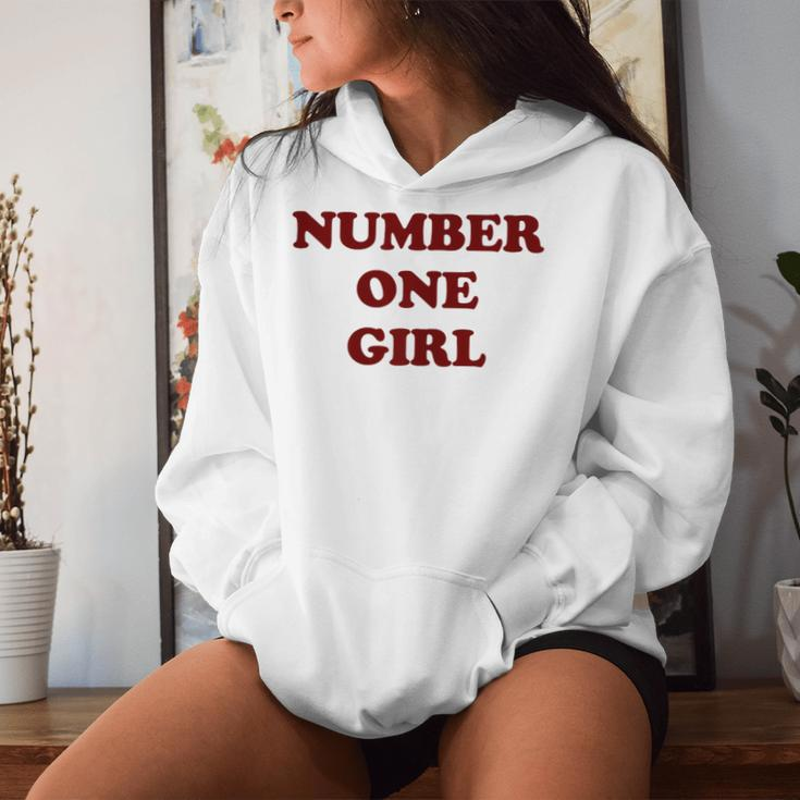 Rosé Number One Girl Kapuzenpullover für Damen Geschenke für Sie