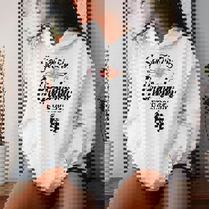 Soon To Be Grandma 2025 Mother's Day For New Grandma Women Hoodie Gifts for Her