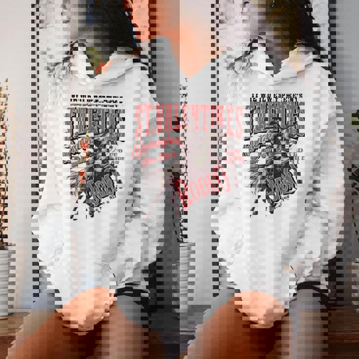 St Valentine’S Wild West Rodeo Vintage Western Horse Women Hoodie Gifts for Her