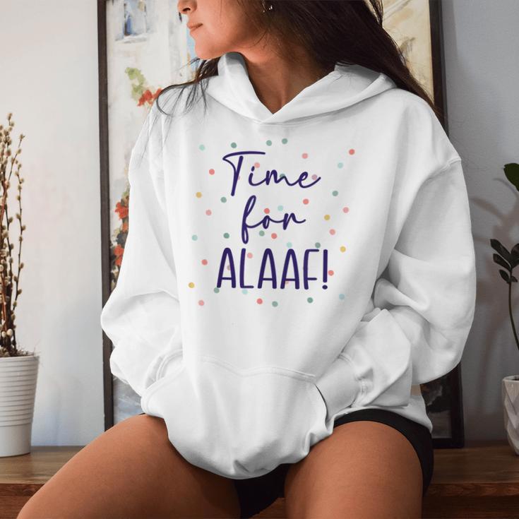 Women's Time For Alaaf Confetti In Heart Fancy Dress Carnival Outfit Kapuzenpullover für Damen Geschenke für Sie