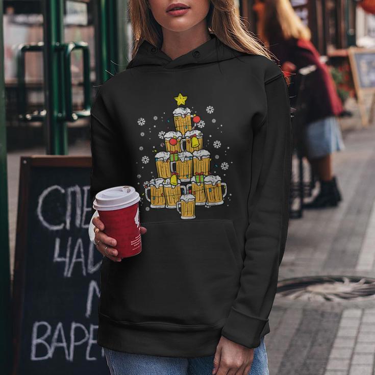 Beer Christmas Pyjamas Christmas Tree Pjs Brew Dad Men Kapuzenpullover für Damen Lustige Geschenke