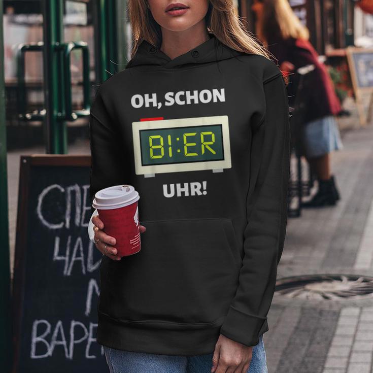 Beer Clock Mallorca Party Alcohol Beer Saufen Suff Kapuzenpullover für Damen Lustige Geschenke