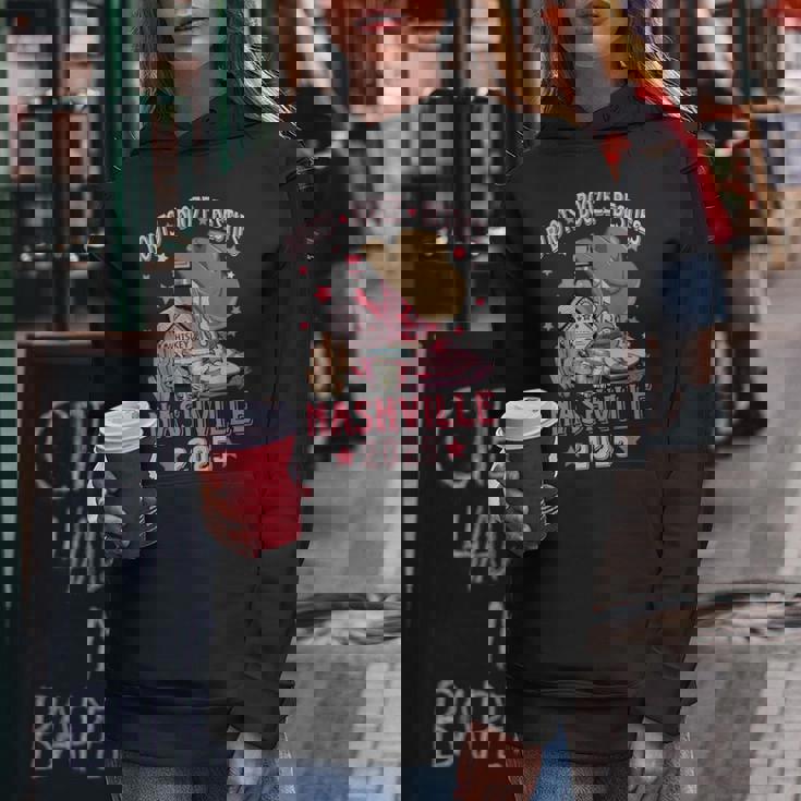 Boots Booze & Besties Nashville 2025 Girls Trip Drinking Women Hoodie Funny Gifts