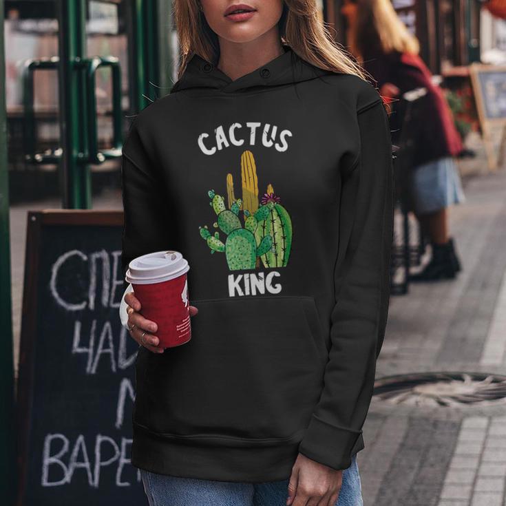 Cactus King Cactus Cactus Gardener Plants Cactus Kapuzenpullover für Damen Lustige Geschenke