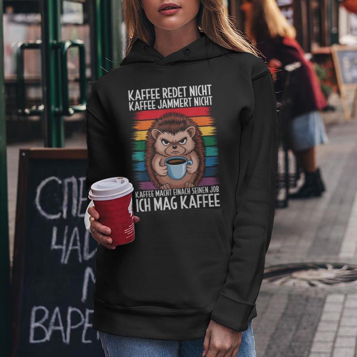 Coffee Talks Not Saying Christmas Fun Kapuzenpullover für Damen Lustige Geschenke