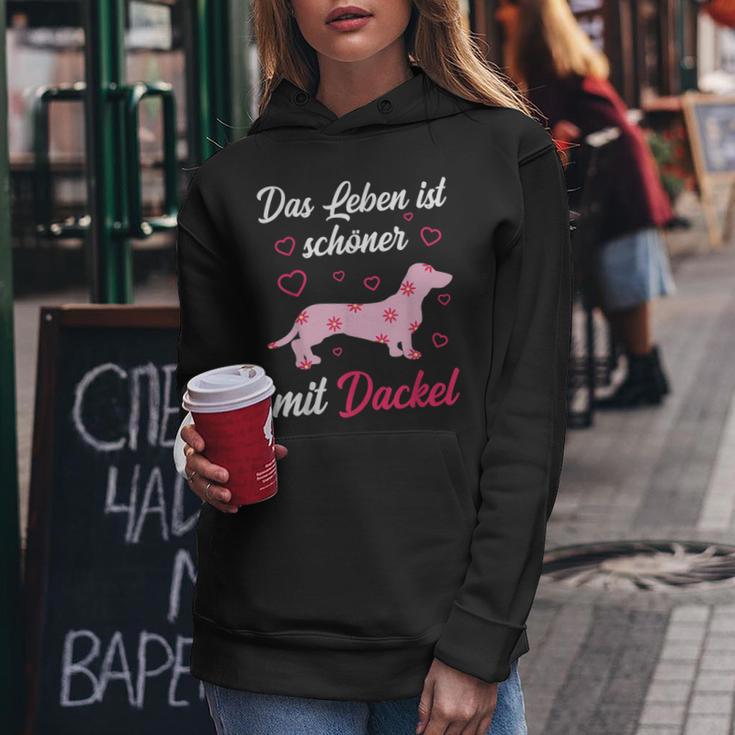 Dachshund Dog Girl Lady Kapuzenpullover für Damen Lustige Geschenke