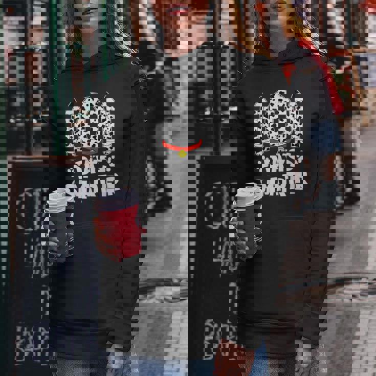 Dog Happy 101 Days School 100 Days Smarter Teacher Student Women Hoodie Unique Gifts