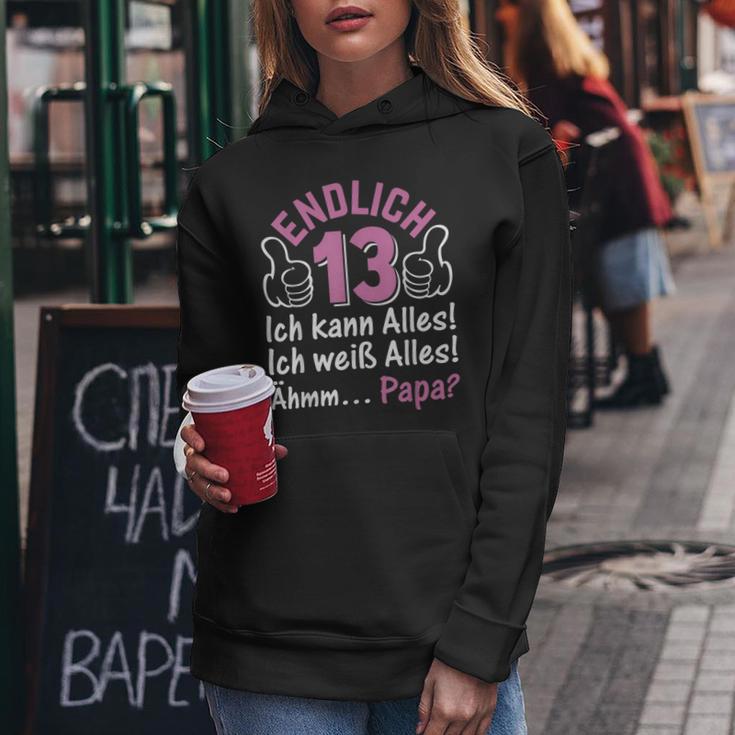 Finally 13 Ich Kann Alles I 13 Years Girls 13Th Birthday S Kapuzenpullover für Damen Lustige Geschenke