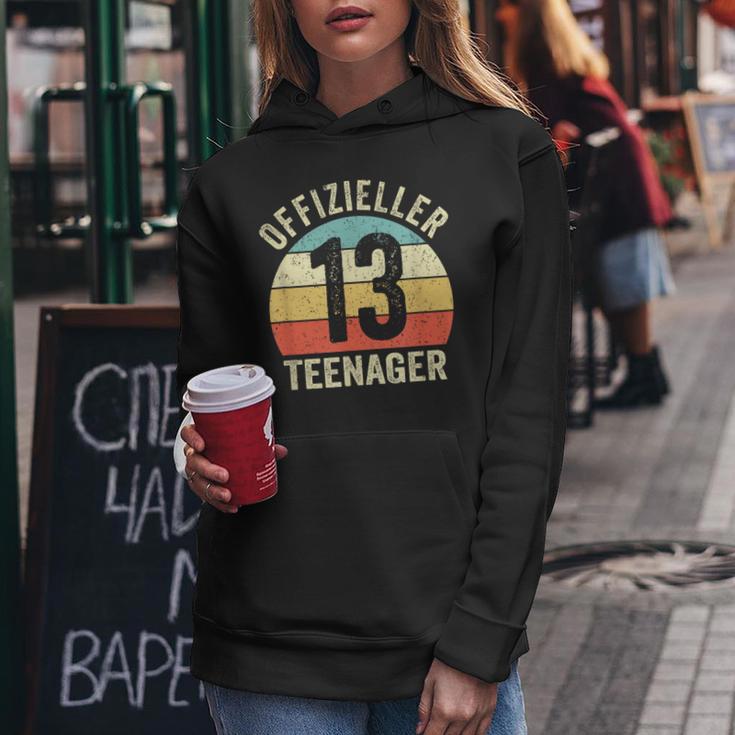 Finally 13Th Birthday Boy Girl Official Nager S Kapuzenpullover für Damen Lustige Geschenke