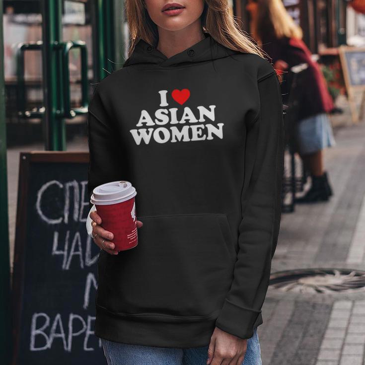 I Love Asian Women's Kapuzenpullover für Damen Lustige Geschenke