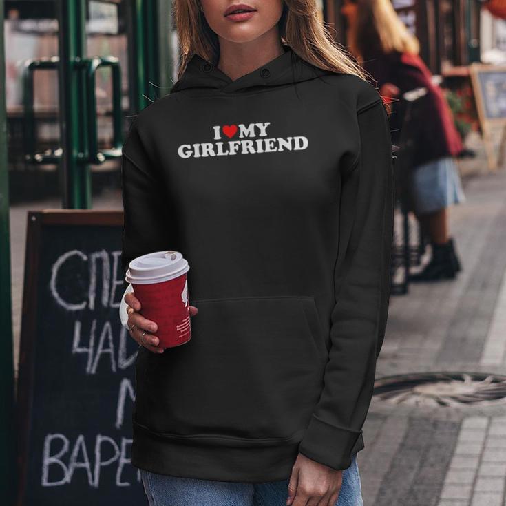 I Love My Girlfriend I Heart My Girlfriend I Love My Gf Kapuzenpullover für Damen Lustige Geschenke