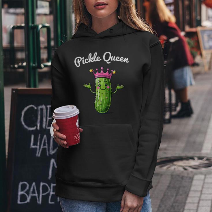 Pickle Queen Cucumber Lovers Cucumber Kapuzenpullover für Damen Lustige Geschenke