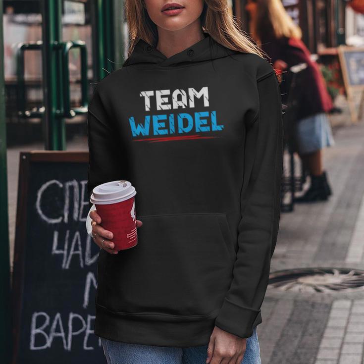 Team Weidel Top Team Weidel Kapuzenpullover für Damen Lustige Geschenke