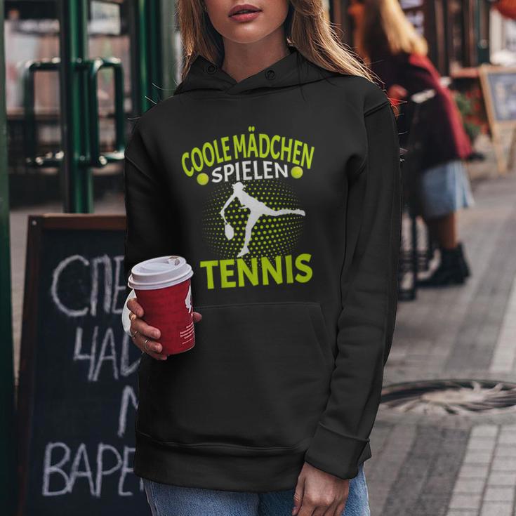 Tennis Player Cool Girls Playing Tennis Kapuzenpullover für Damen Lustige Geschenke