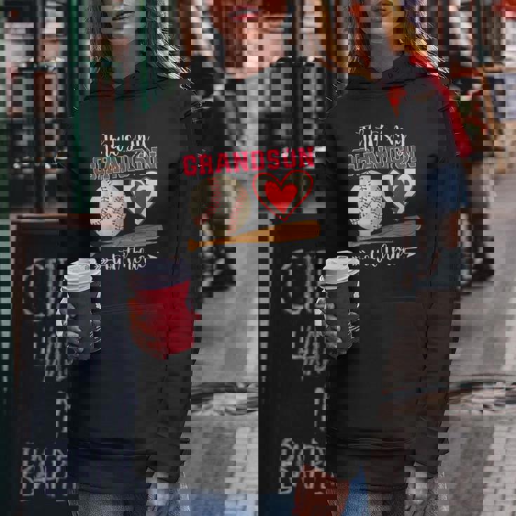 That's My Grandson Out There Baseball Mother's Day Grandma Women Hoodie Unique Gifts That's My Grandson Out There Baseball Mother's Day Grandma Women Hoodie Unique Gifts