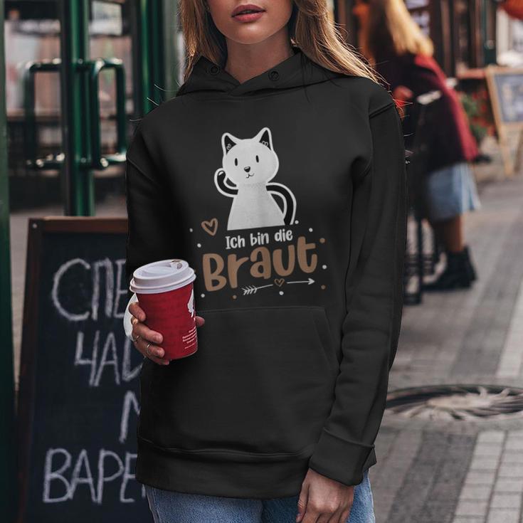 Women's Bridal Hen Night Cat Wedding Kapuzenpullover für Damen Lustige Geschenke