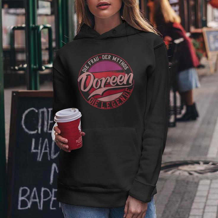 Women's Doreen The Woman Of Mythos The Legend First Name S Kapuzenpullover für Damen Lustige Geschenke