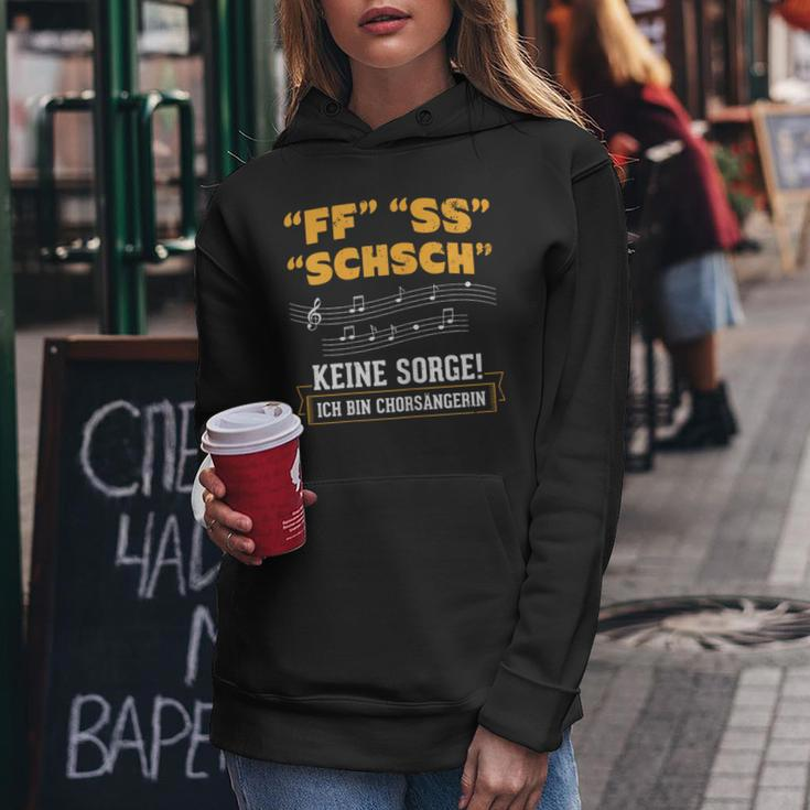 Women's Keine Sorge Chorsänger Kapuzenpullover für Damen Lustige Geschenke