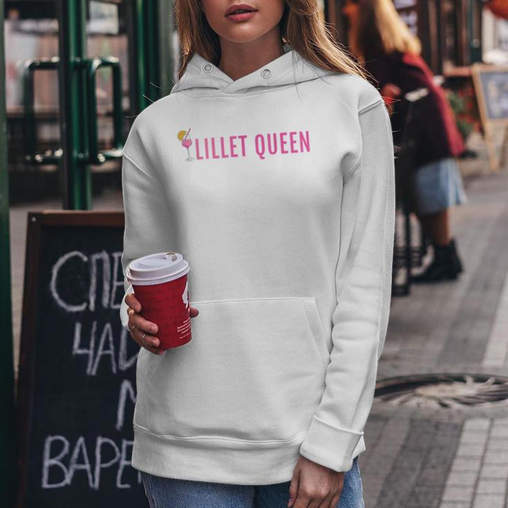 Lillet Queen Summer Alcohol Lillet Kapuzenpullover für Damen Lustige Geschenke