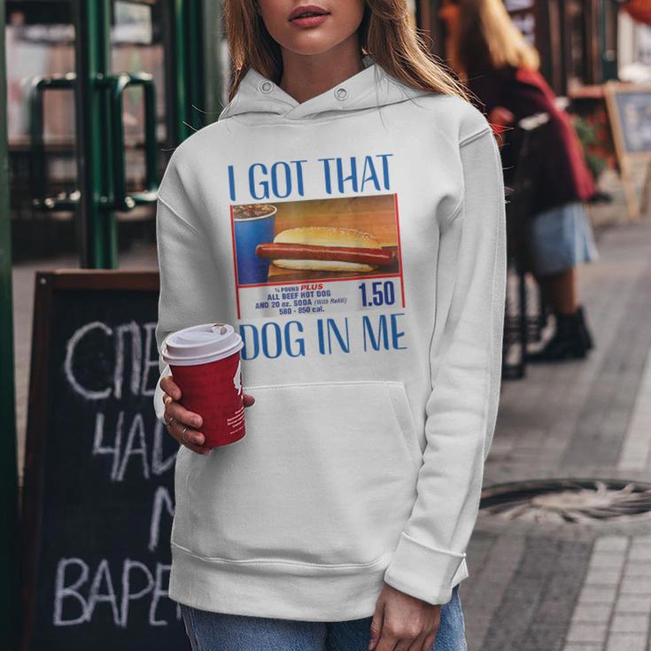 Retrointage I Got-That Dog In Me Hotdog Women's Kapuzenpullover für Damen Lustige Geschenke