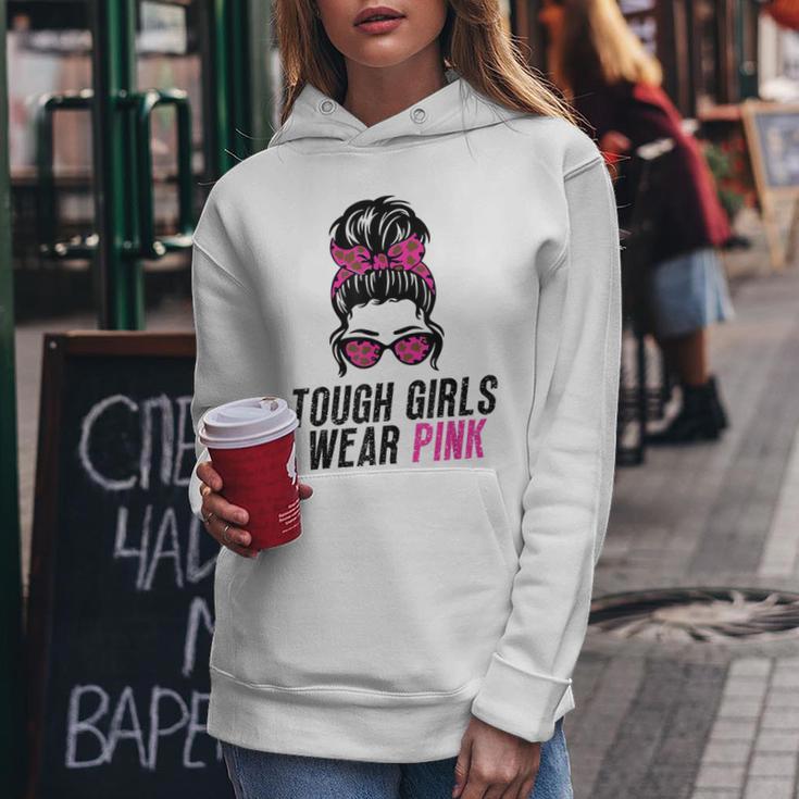 Tough Girls Tragen Im Oktober Pink Leopard Print Wear Pink Gray Kapuzenpullover für Damen Lustige Geschenke