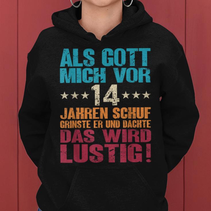 14Th Birthday Boy Girl 14 Years Nager S Kapuzenpullover für Damen