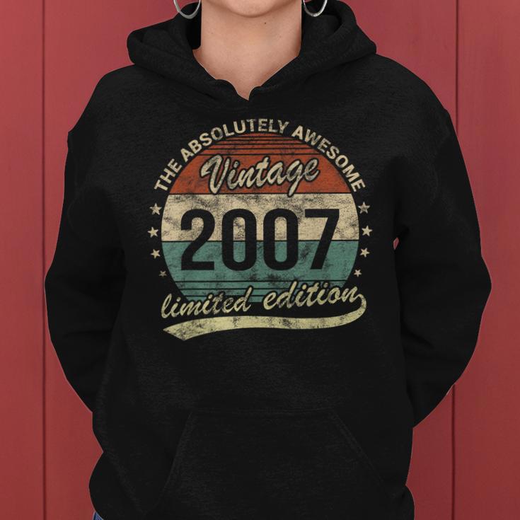 Absolut Fantastischer Jahrgang 2007 Boy Girl Birthday Kapuzenpullover für Damen