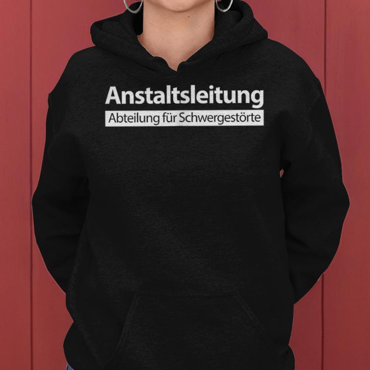 Anstaltleitung Evil Sayings Kapuzenpullover für Damen