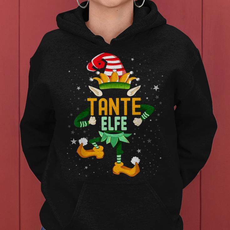 Aunt Elf Christmas Family Outfit Christmas Elf Kapuzenpullover für Damen