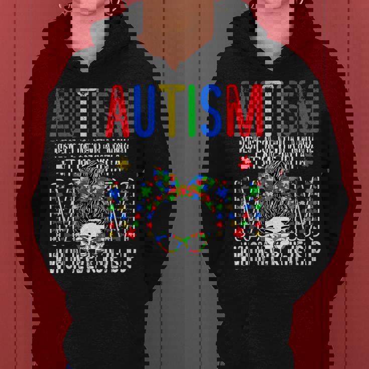 Autism Awareness Doesn't Come With A Manual Autism Mom Women Hoodie